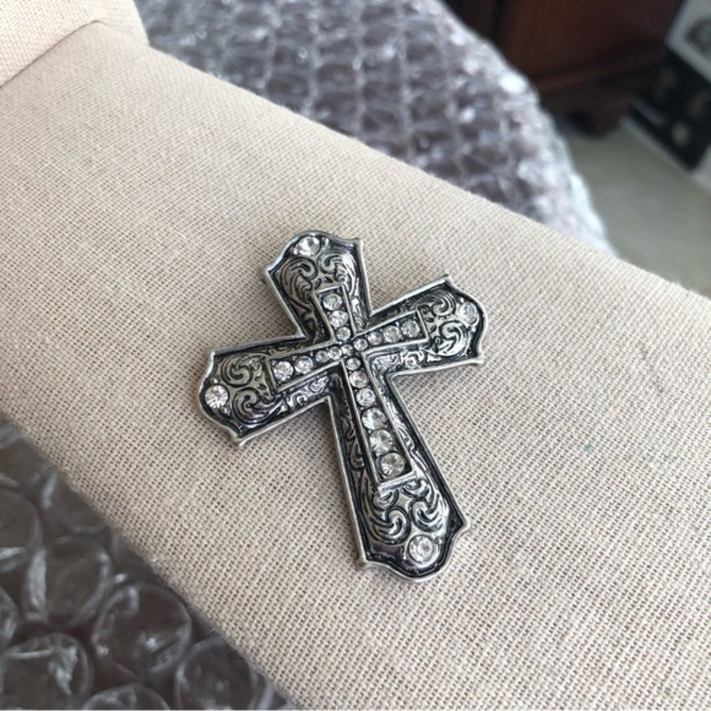 Rhinestone Cross Pendant